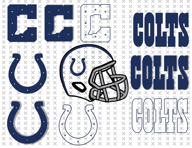 Colts svg Colts logo svg Indianapolis Colts svg colts | Etsy