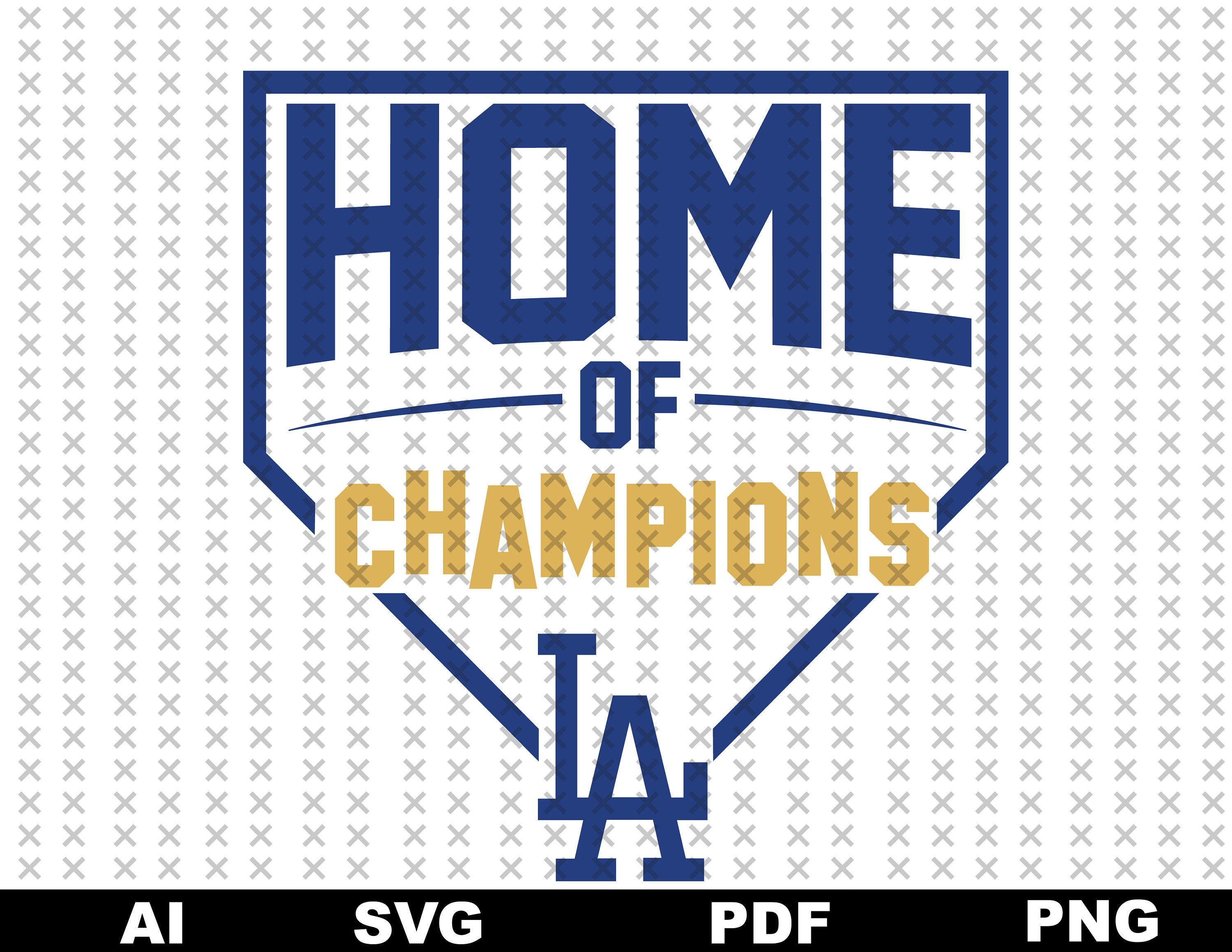 Dodgers Svg La Dodgers Svg Dodgers Champions Svg World Etsy