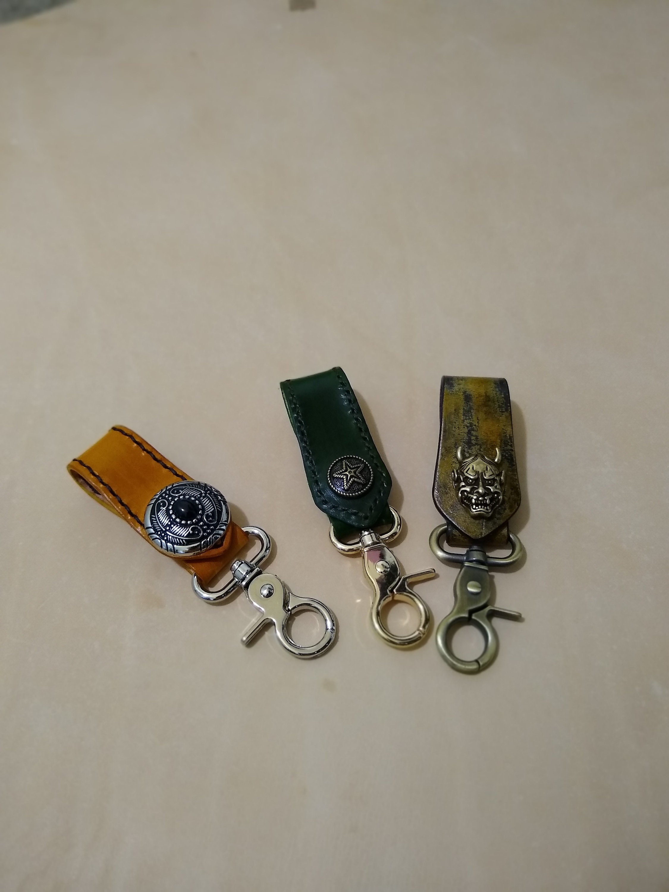 Belt Loop Keychain With Concho - Etsy Belt Loop Keychain With Concho - Etsy