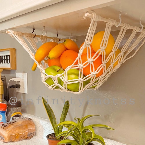 Handmade Wood Woven Storage Organizer Basket With Handle Wall | Etsy