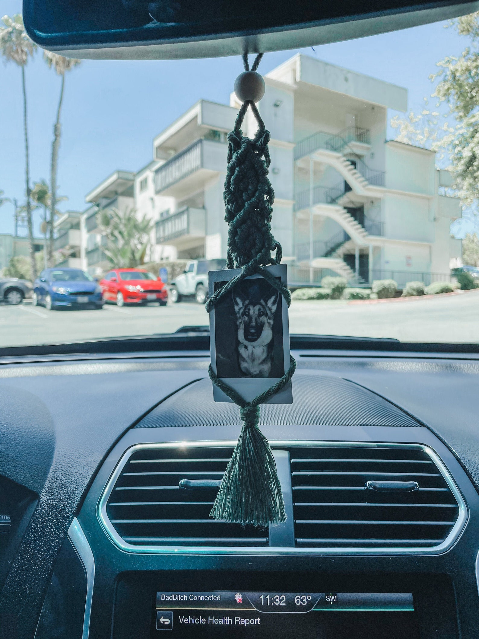 Polaroid Photo Holder Macrame Car Charm Wedding favors Etsy