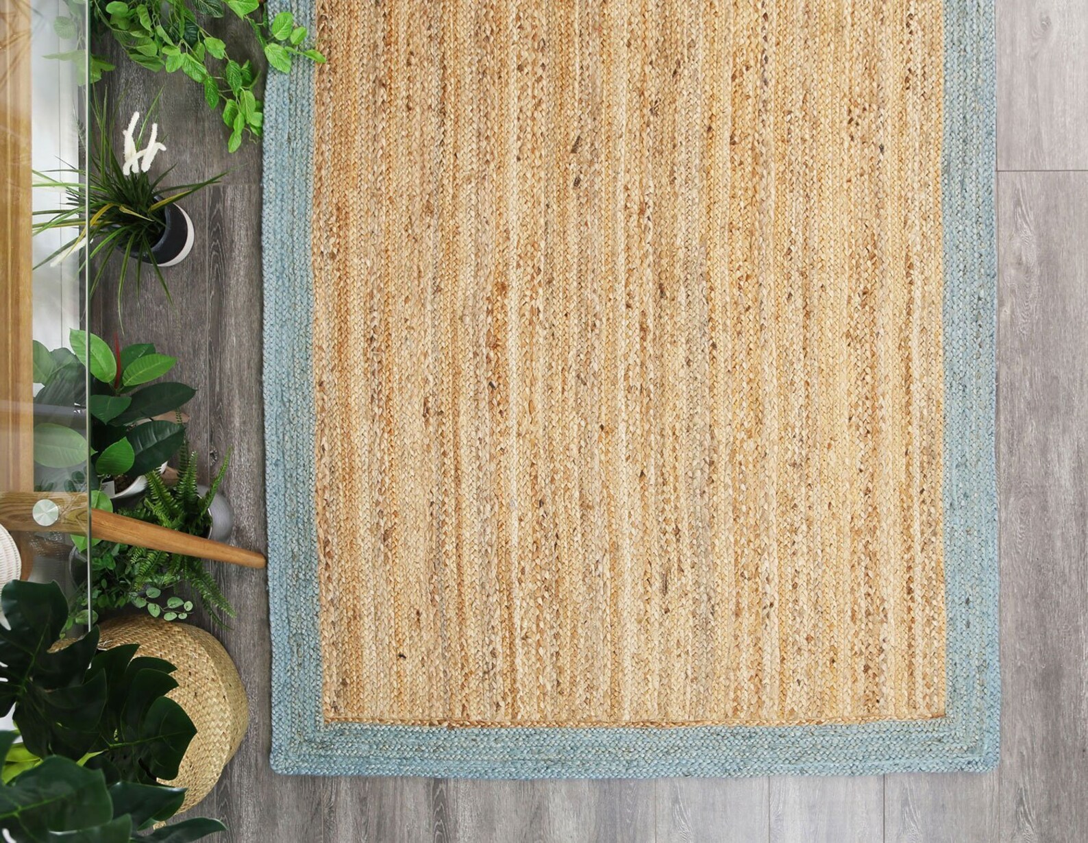 Natural Jute Rug hand Woven Jute Area Rugs Vegan Rug Boho Etsy