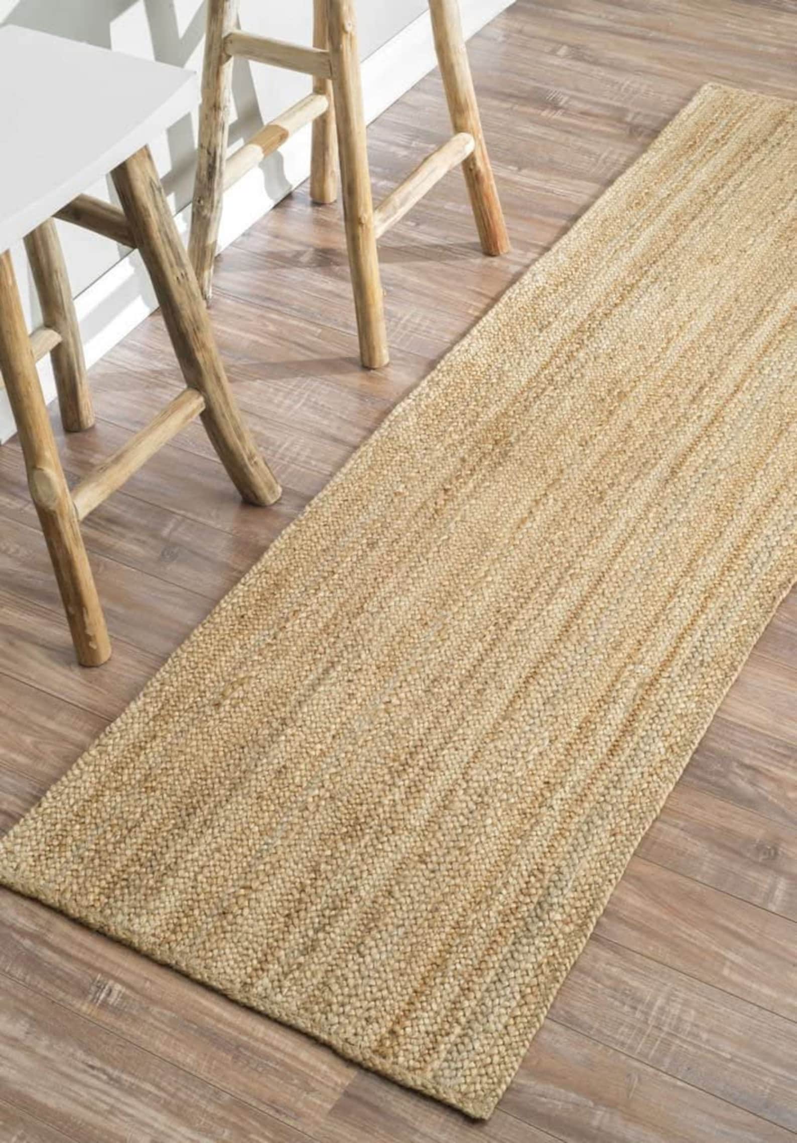 Natural jute runner Table runner Burlap dining table Etsy