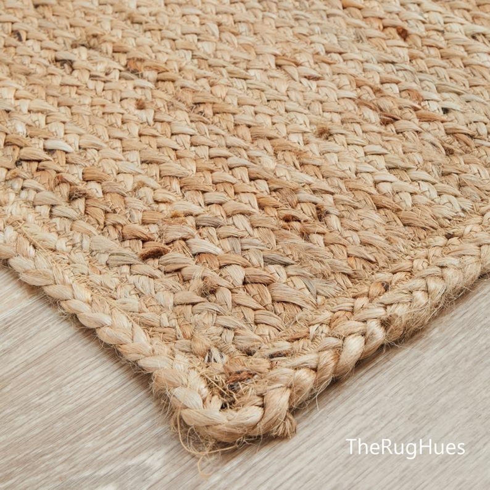 Natural jute rug soft jute rug straw rug small jute rug Etsy