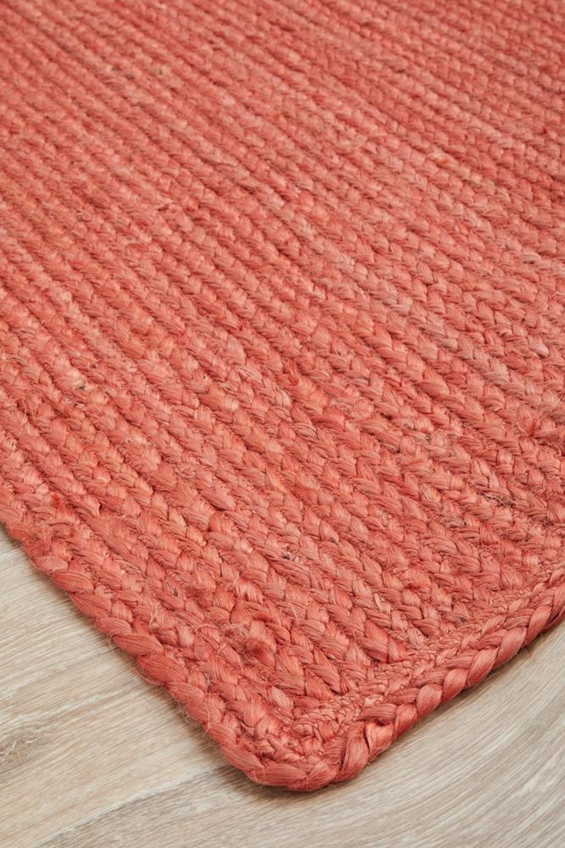 Terracotta jute rug oriental terracotta area rug terracotta Etsy