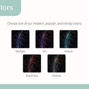 personalized night sky print popular colors