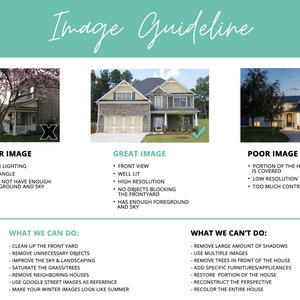 custom home portrait image guidelines