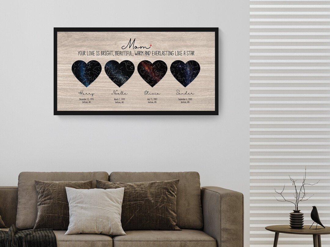 Star Map Custom Constellation Print - Il 1080xN.4394882362 Rmnb 