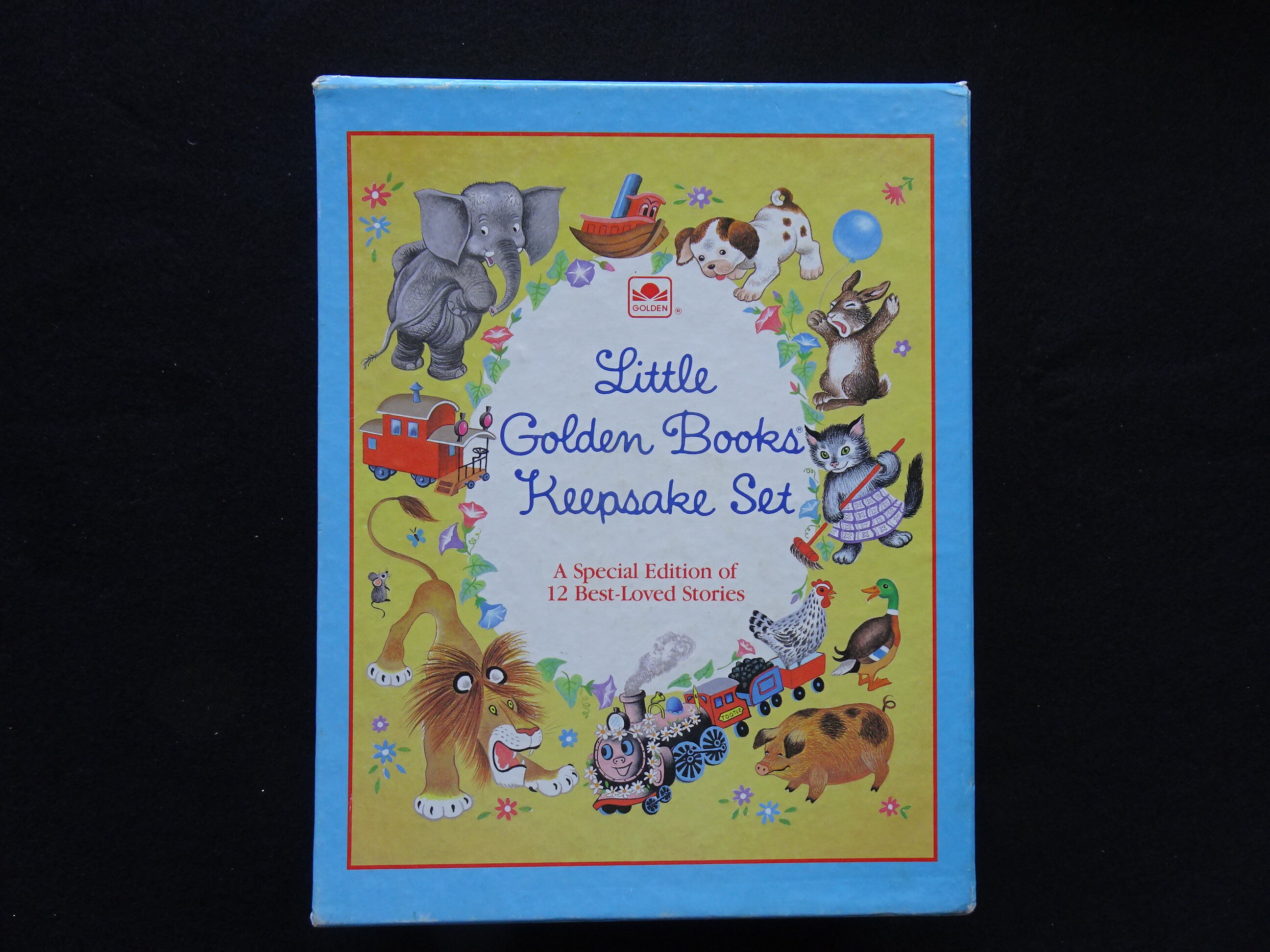 Little Golden Books casa delle bambole miniatura scala 1:12 lotto di 12 Little Golden Books casa delle bambole miniatura scala 1:12 lotto di 12