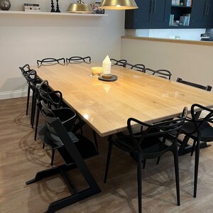 Oak Dining Table | Various leg options | Made to measure