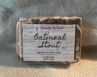 Oatmeal Stout Beer Soap, Cold Process, Natural Soap, Beer Lovers Soap, Beer Lovers Gift, Gifts for Him