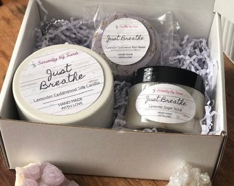 Spa Bath Gift Set, Pamper Gift Set, Gifts for Her, Bath Gift Set, Aromatherapy Gift Set