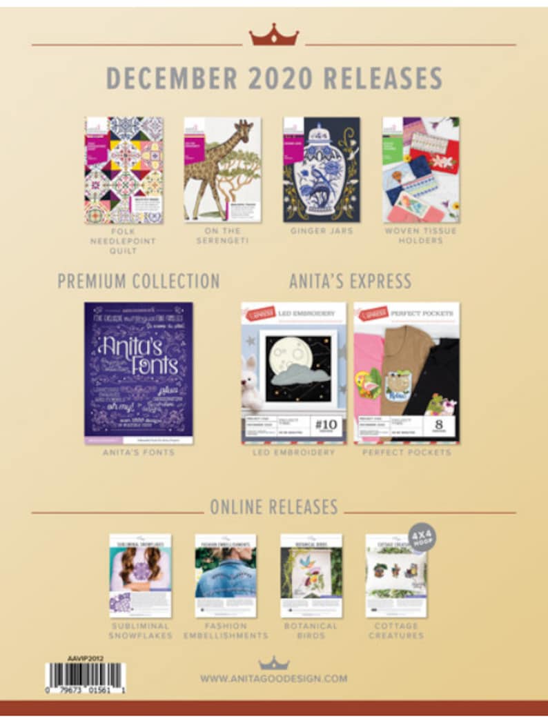 Anita Goodesign All Access DECEMBER 2020 Etsy