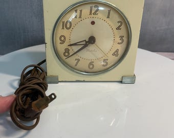 Vintage Westclox “Logan” Clock & Alarm, for Parts or Repair