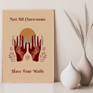 Earthy Boho Nature Print: Gaia, Mother Earth Decor (Digital Download)