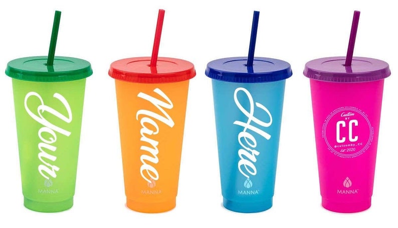 Manna Color Changing Cold Cup Personalized