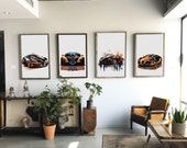 Bugatti Classic Cars.Instant Download Wall Art Prints Race Car. Wall Art Vintage art Home Decor. Wall Poster Abstract Artwork. Watercolor