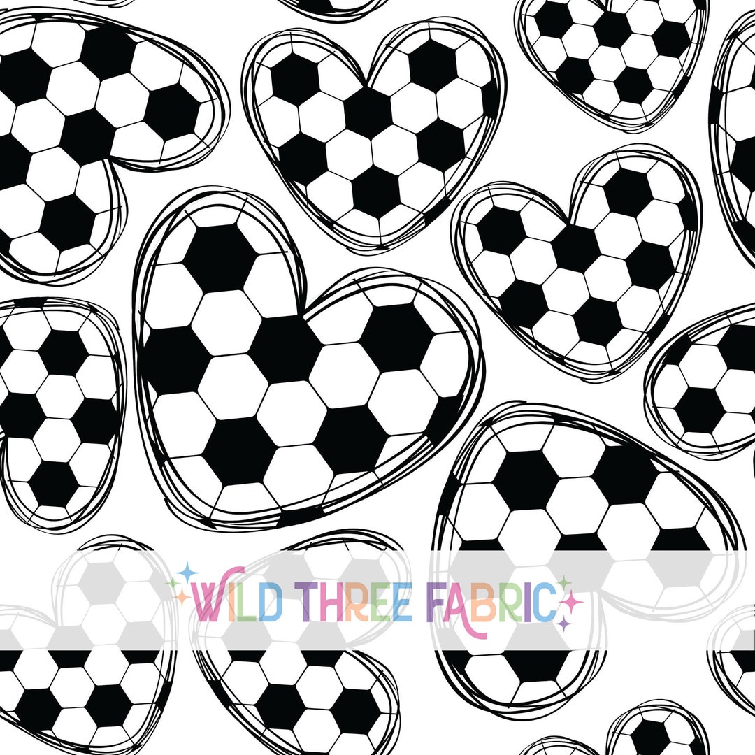 Soccer Hearts Seamless Digital File Soccer Seamless Sports Seamless - Etsy