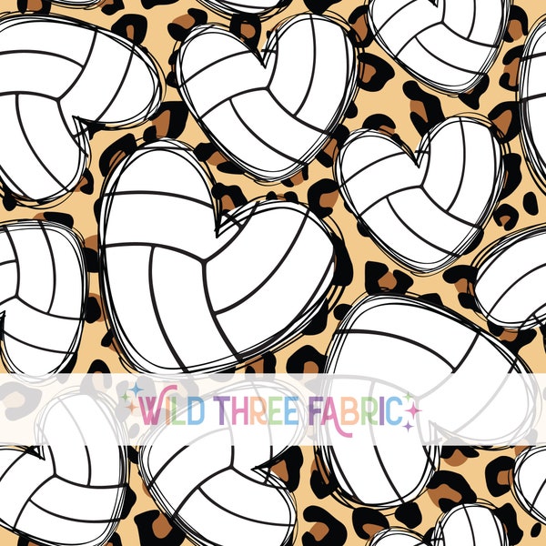 Volleyball Seamless Digital File | Baseball Hearts Seamless Digital File | Sport Seamless | Sports Seamless