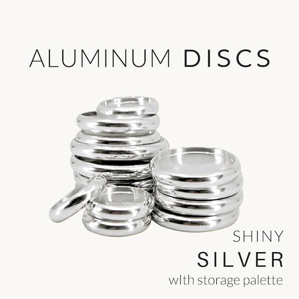 Luxe Discbound Discs - Aluminum - Silver