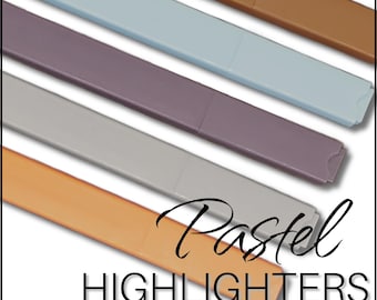 Pastel Highlighters - S/5 Watercolor Markers