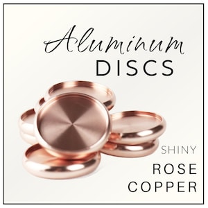 Luxe Discbound Discs - Aluminum Set of 8 - Rose Copper