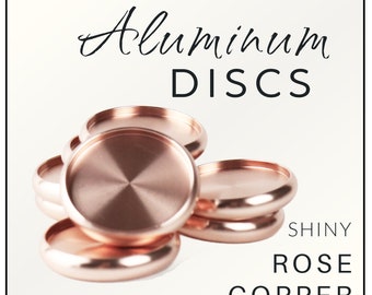 Luxe Discbound Discs - Aluminum Set of 8 - Rose Copper