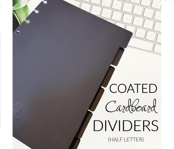 Premium Soft-Touch Discbound Dividers - Thick 300gsm Cardstock