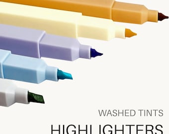 Highlighters - S/5 Watercolor Markers