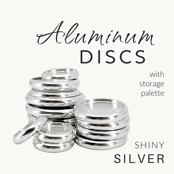 Luxe Discbound Discs - Aluminum - Silver