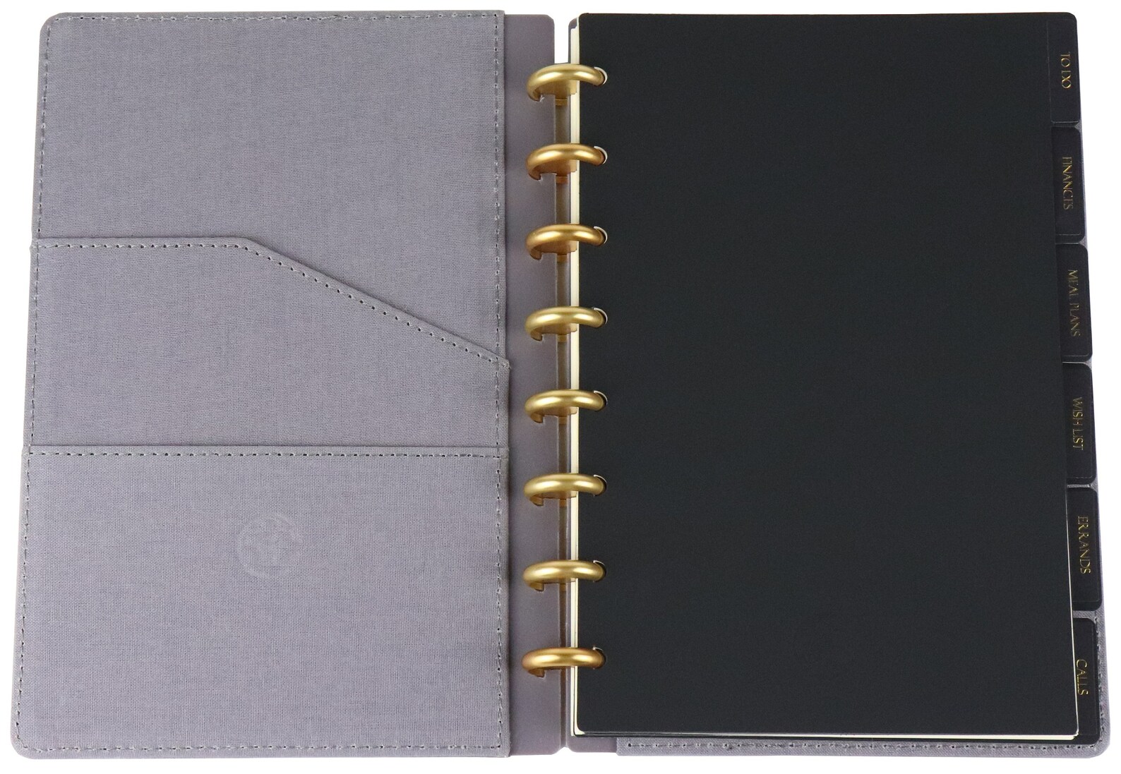 Discbound Notebook Set with Dividers and 100 Lined Sheets Etsy