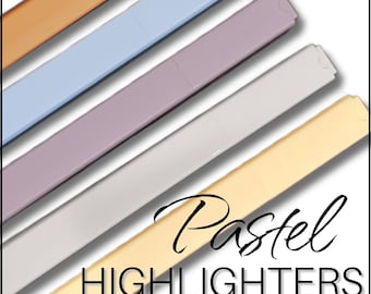 Pastel Highlighters - S/5 Watercolor Markers