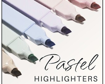 Pastel Highlighters - Bible Journals - Bullet Journals - Great Teachers Gift!