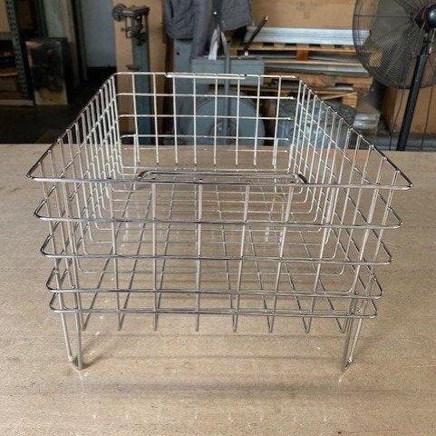 Wire Stacking Basket, Organizer, Stainless Steel Basket, Wire Basket 17 ...