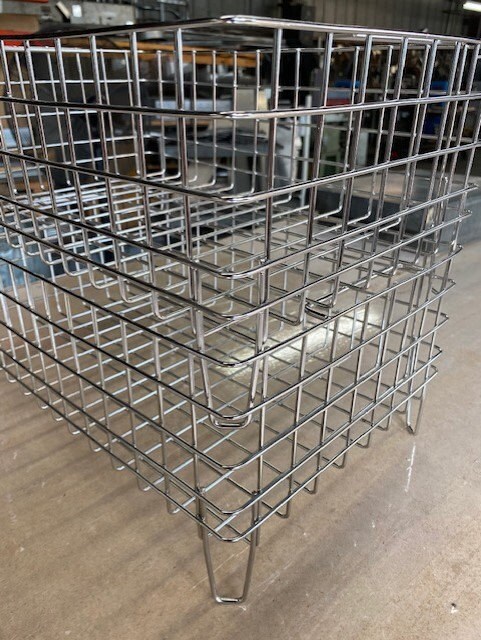 Wire Stacking Basket, Organizer, Stainless Steel Basket, Wire Basket 17 ...