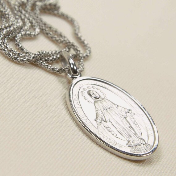 Catholic miraculous on sale medal necklace