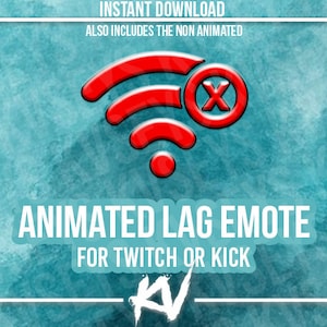 WIFI LAGGING Twitch Emote / Twitch Emotes / Twitch Stream / Discord Emotes / Kick Emotes / Streamer / Streaming / Twitch Graphics