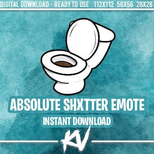 Absolute SHxTTER Twitch Emote / Twitch Emotes / Twitch Stream / Discord Emotes / Kick Emotes / Streamer / Streaming / Twitch Graphics