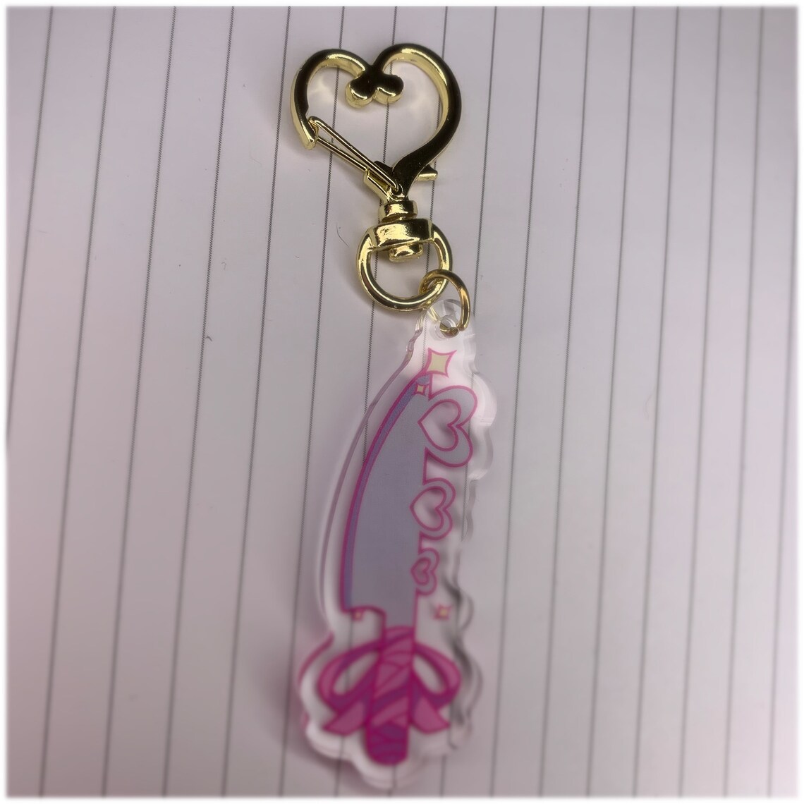 Small Keychain Charm Keyring Sticker Kawaii Yami Kawaii - Etsy