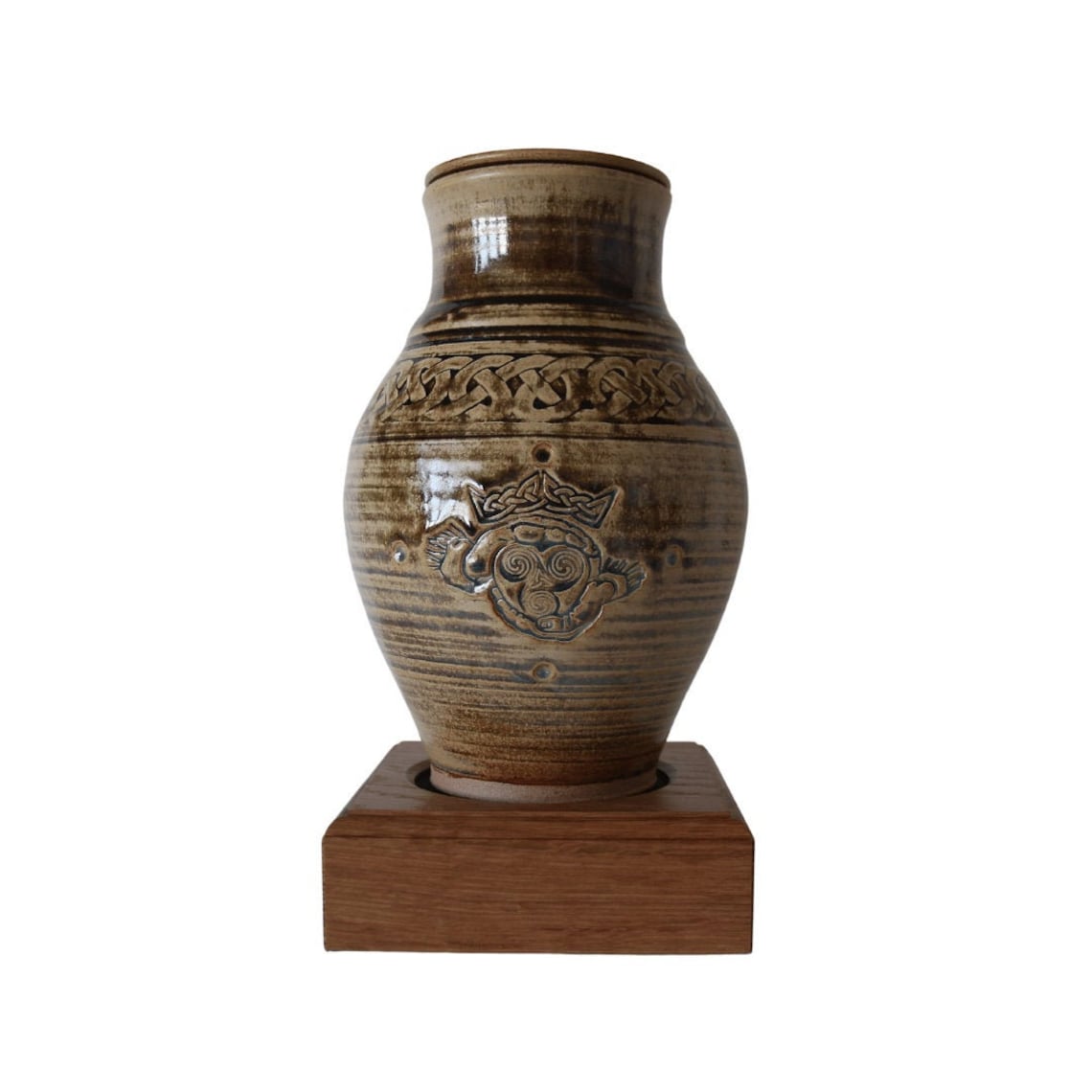 Irish Cremation Urn Carlinn Claddagh Yellow with Option to Etsy