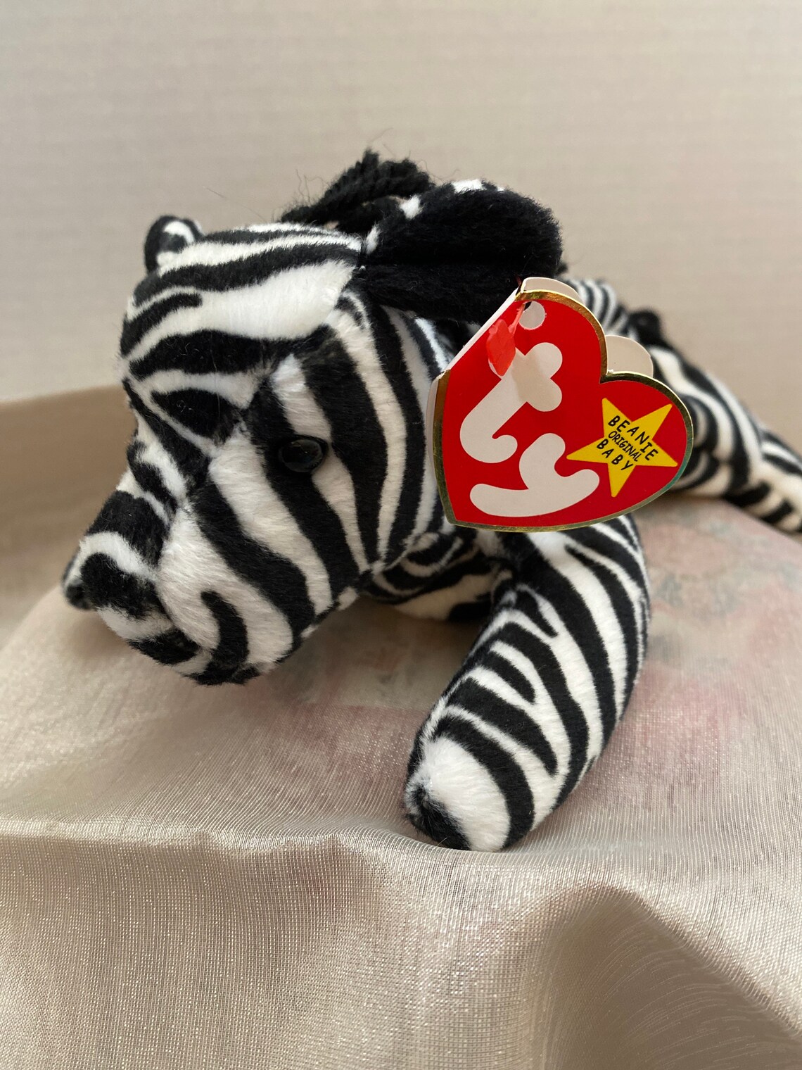 Ty Beanie baby Ziggy the zebra Etsy