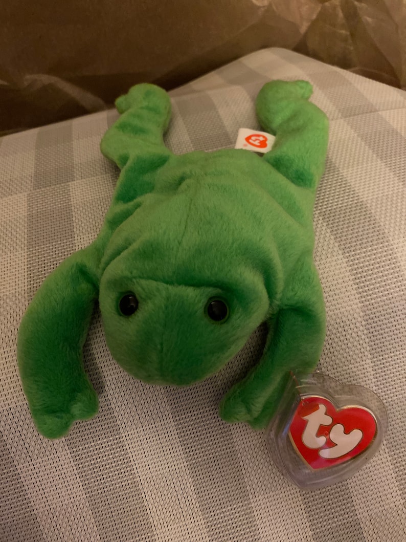 Ty Beanie Baby LEGS the Frog Style 4020 Etsy