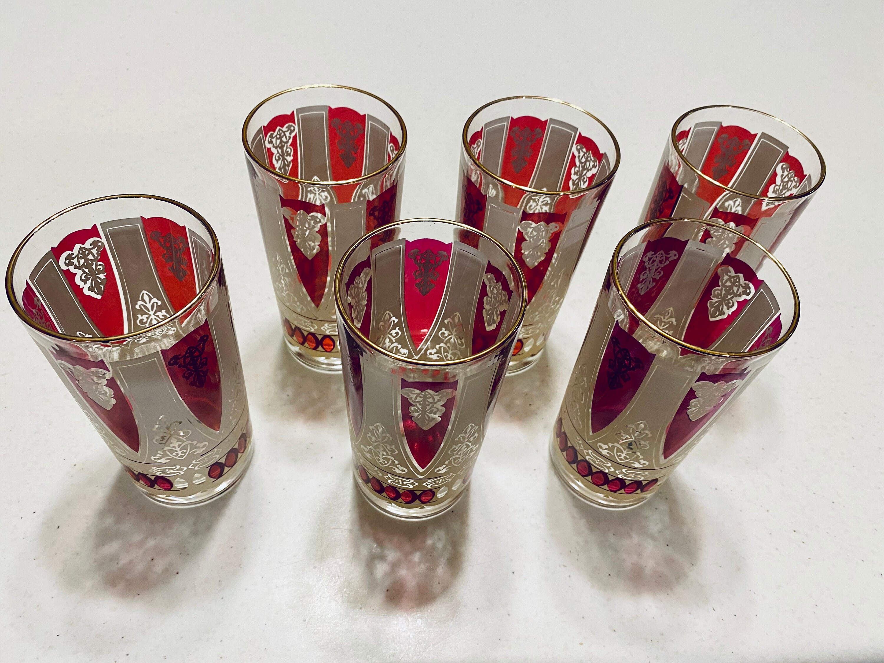 Vintage Highball Glassware Etsy