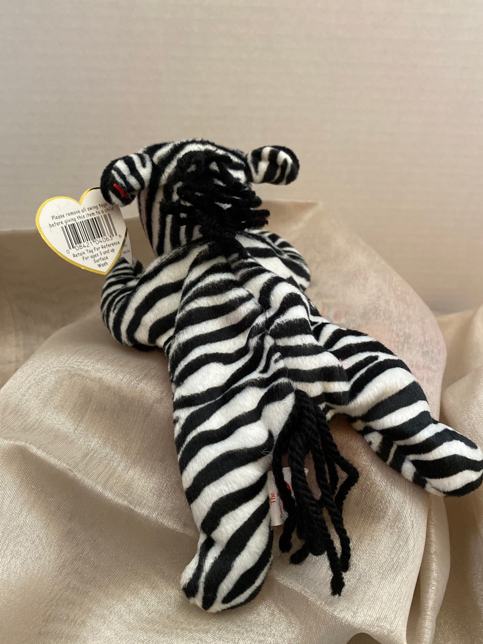 Ty Beanie baby Ziggy the zebra Etsy