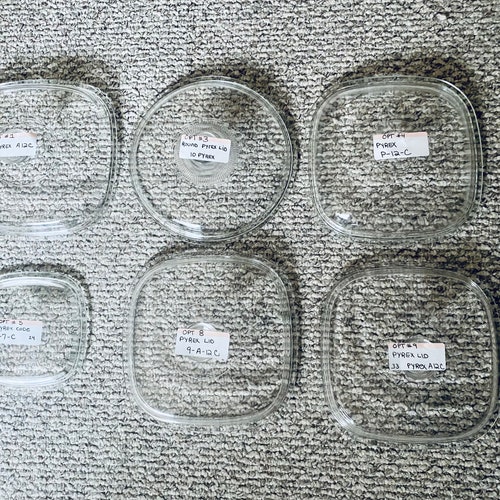 Vntg Pyrex Lids Glass Various Types Free Shipping Etsy