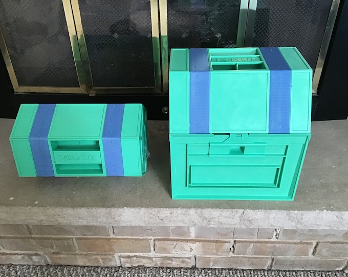 ROLYKIT Roly Kit Deluxe Green & Blue Strap Tackle Jewelry Etsy