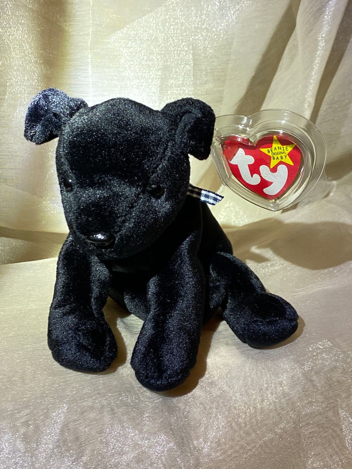 Ty Beanie Baby Luke the Black Labadore Etsy