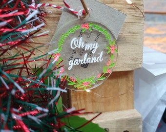 Oh My Garland Christmas Decoration