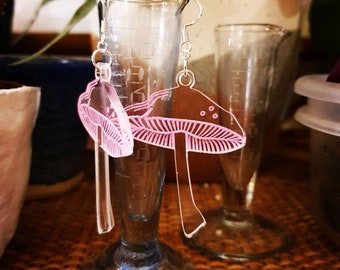Mushroom earrings