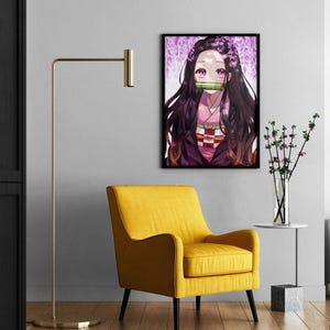 Nezuko&#39;s Spring Awakening: Demon Slayer Cherry Blossom Poster